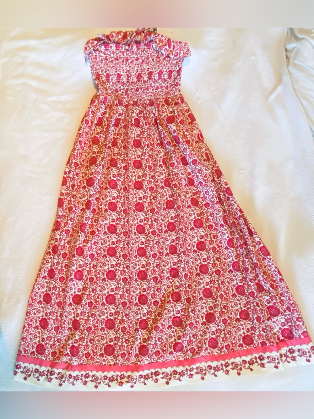 ⚡️NWT Bohemian Smocked Maxi Dress in Floral Print
